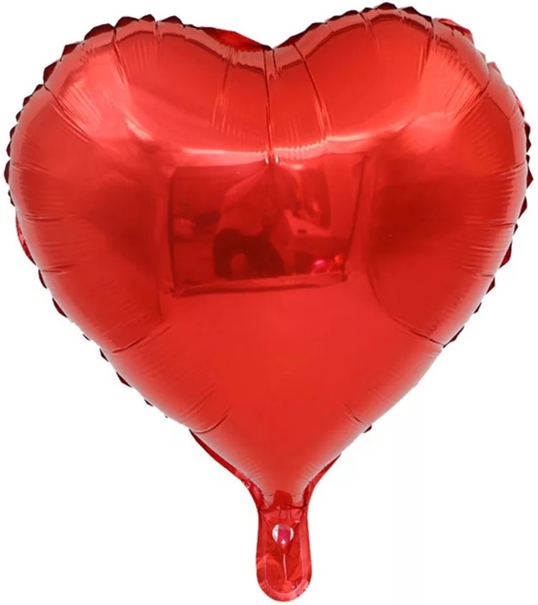 Folieballon hart | Rood | 18 inch | 45 cm | DM-products